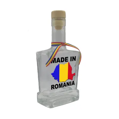 Made in romania, sticla cu mesaj plata, 250 ml, model divgs179 06 00